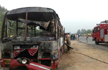 22 burnt alive as bus catches fire after collision